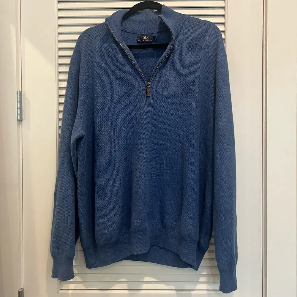 Polo‎ Ralph Lauren Men's Blue Pullover Sweater